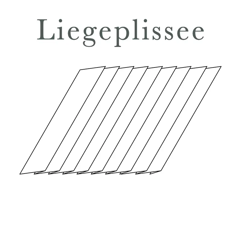 002_Liegeplissee Liegeplissee